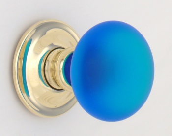 Frosted Smooth Glass Door Knobs